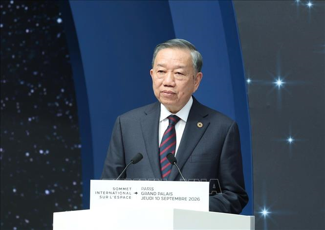 Phát biểu của Tổng Bí thư, Chủ tịch nước Tô Lâm tại Hội nghị Thượng đỉnh quốc tế về không gian vũ trụ